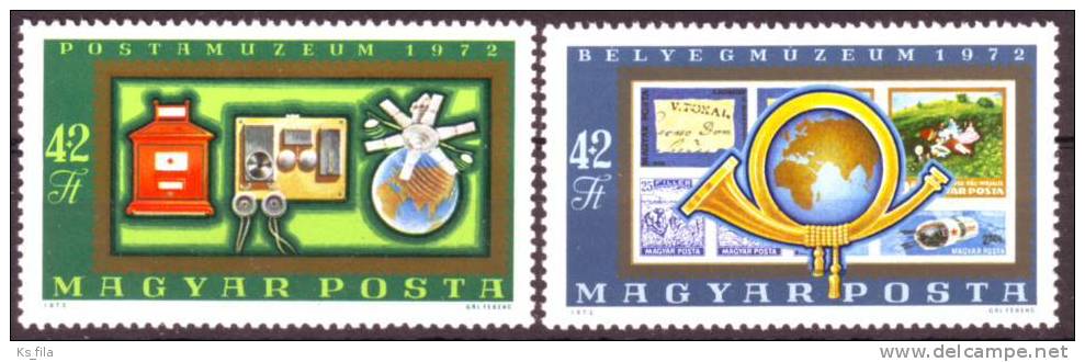 HUNGARY - 1972. Reopening Of Postal And Philatelic Museums - MNH - Nuevos