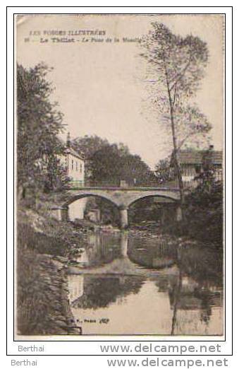 88 LE THILLOT - Le Pont De La Moselle - Le Thillot