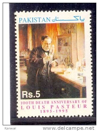 1995 PAKISTAN 100TH DEATH ANNIVERSARY OF LOUIS PASTURE SCIENTIST UMM. - Pakistan