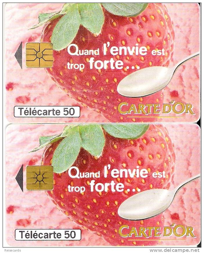 F739 + F739A Carte D'or , Quand L'envie Est Trop Forte...  GEM1A + GEM1B - 1997