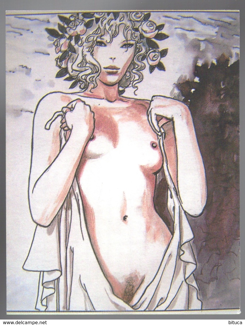 Carte Postale Érotique De Milo Manara - Cómics