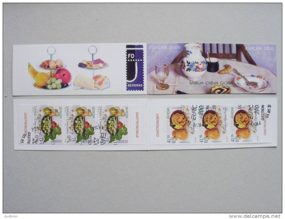 Jugoslawien 3269/0 MH Booklet Oo ESST Used, EUROPA/CEPT 2005, Gastronomie - Carnets