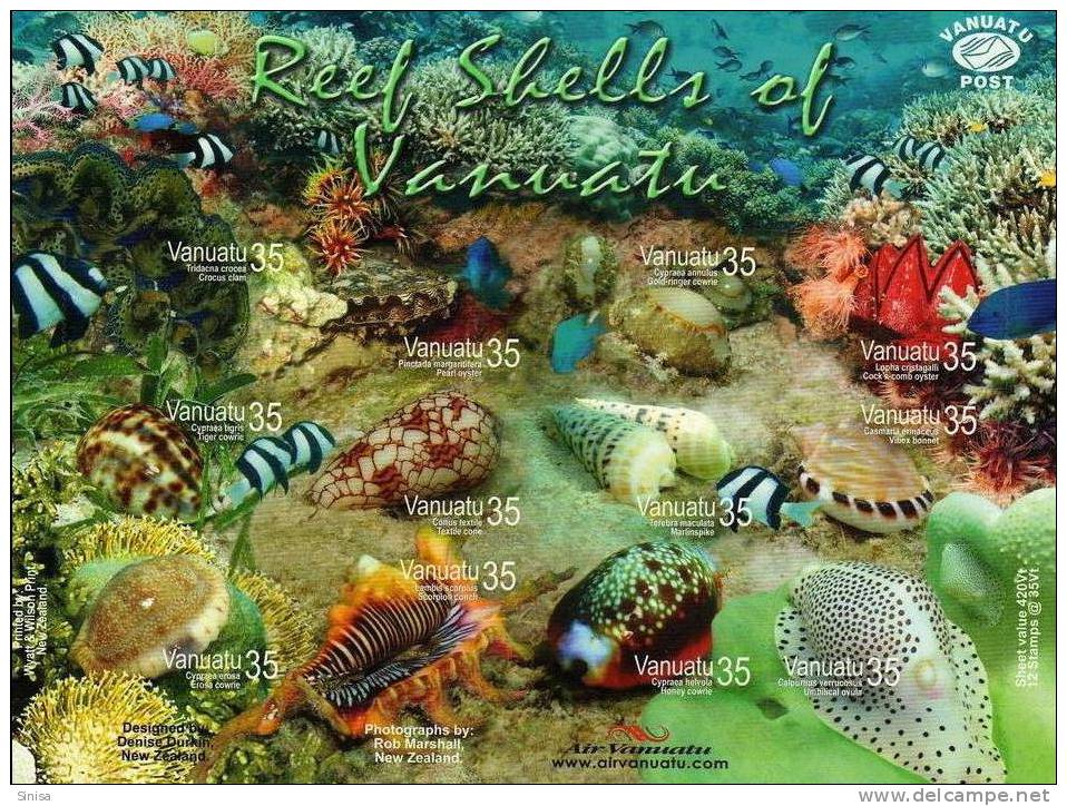 Vanuatu / Marine Life / Shell - Vanuatu (1980-...)