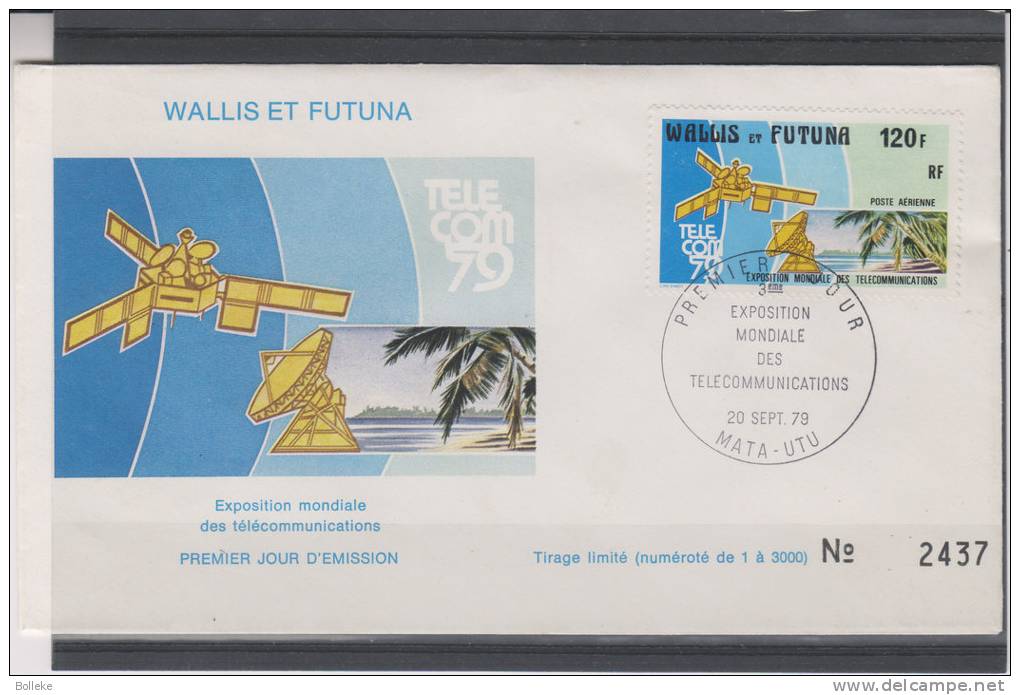 Espace - Télécommunications - Satellites - France - Wallis Et Futuna - Lettre De 1979 - Covers & Documents