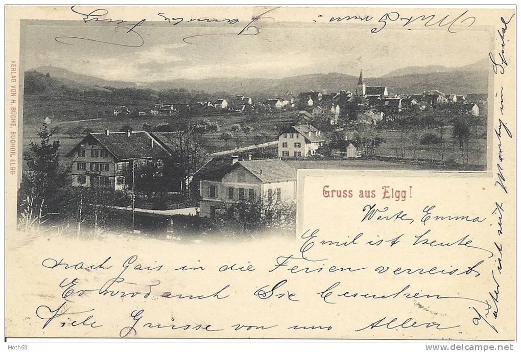 1902 Gruss Aus Elgg - Elgg