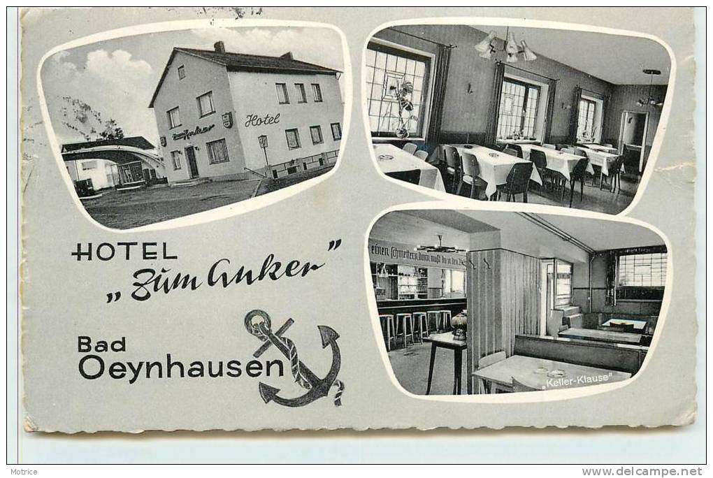 BAD OEYNHAUSEN  -  Hotel Zumanker, Carte Multivues. - Bad Oeynhausen