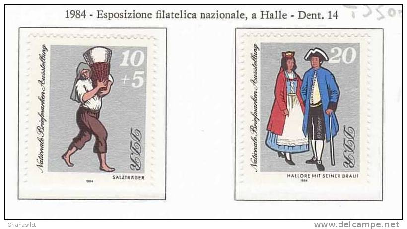 103555) 1984 - Esposizione Filatelica Nazionalòe A Halle - Unused Stamps