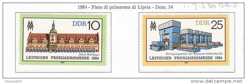 103544) 1984 - Fiera Di Primavera Di Lipsia - Unused Stamps