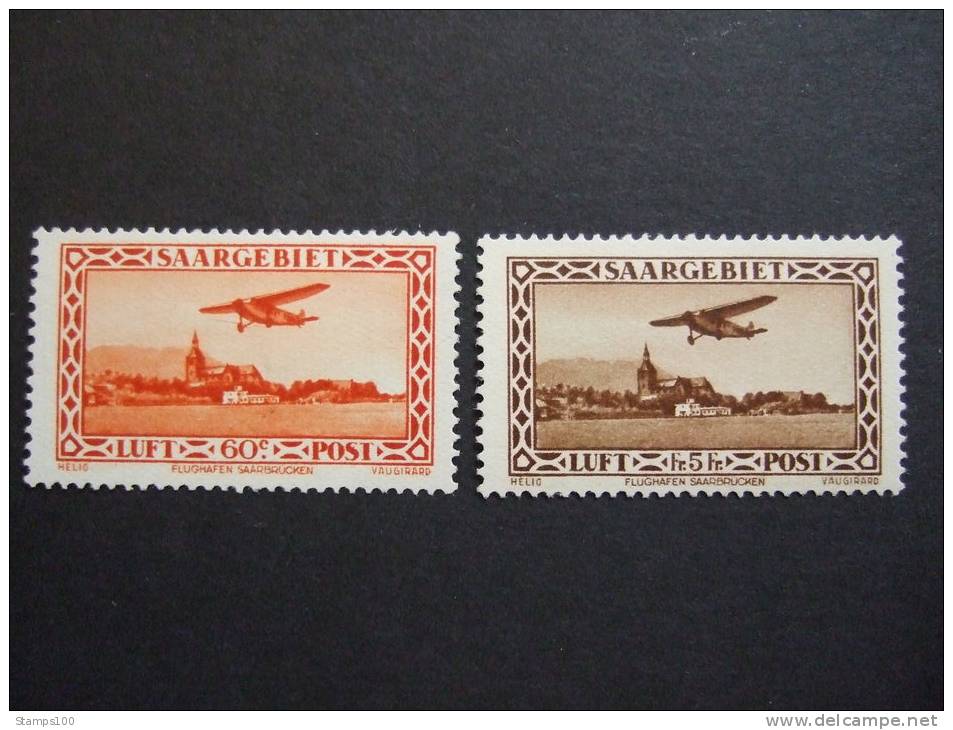 SAARLAND 1950      Michel 151/57,     Yvert 148/54   MNH **  (S04-70,00/015) - Unused Stamps