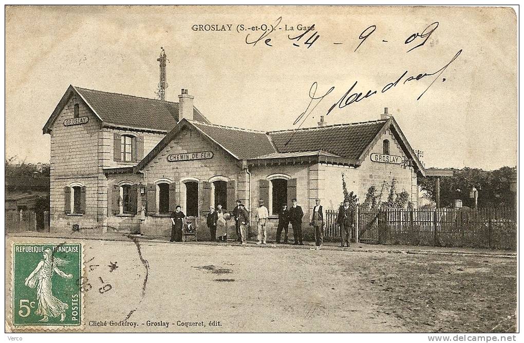 Carte Postale Ancienne De GROSLAY - Groslay