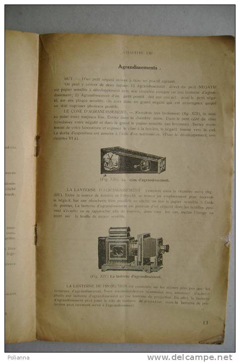 PEW/24 MANUEL COMPLET ILLUSTRE Du PHOTOGRAPHE-AMATEUR 1923/FOTOGRAFIA E SVILUPPO - Pictures