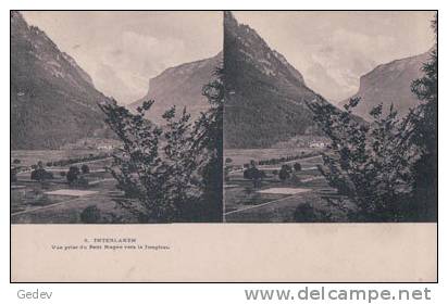 Interlaken, Carte Stéréoscopique (10005) - Cartoline Stereoscopiche