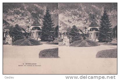 Interlaken, Carte Stéréoscopique (10002) - Cartes Stéréoscopiques