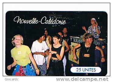 NUOVA CALEDONIA (NEW CALEDONIA)  - OPT  (CHIP) - 1998 DANS: "MAXI MUSIC SHOW"  RFO   - USED  -  RIF. 3709 - Neukaledonien