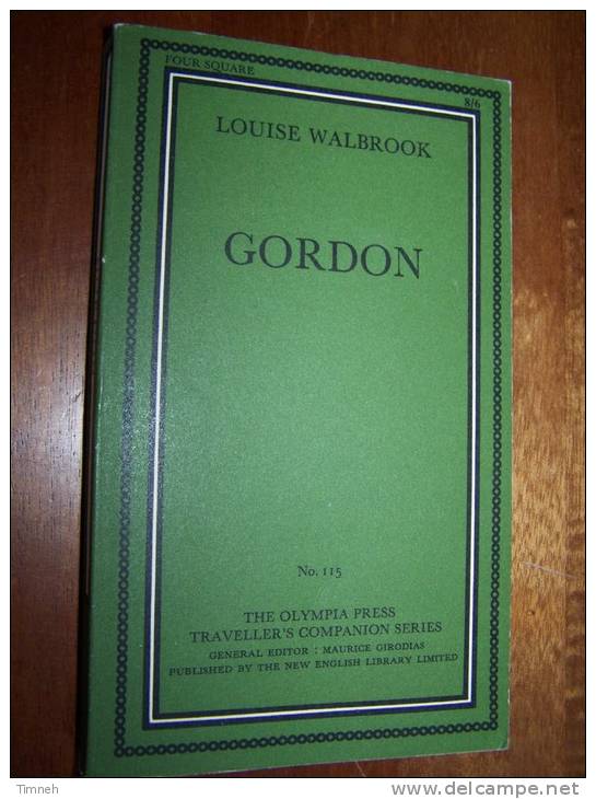 En Anglais GORDON LOUISE WALBROOK N° 115 The Olympia Press Traveller S Companion Series - Autres & Non Classés