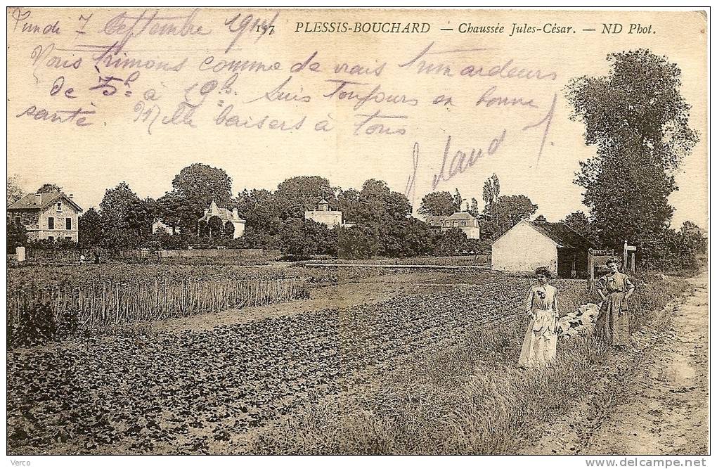 Carte Postale Ancienne De PLESSIS BOUCHARD - Le Plessis Bouchard