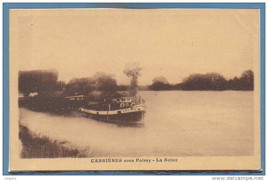 78 - CARRIERES Sous POISSY --  La Seine - Carrieres Sous Poissy