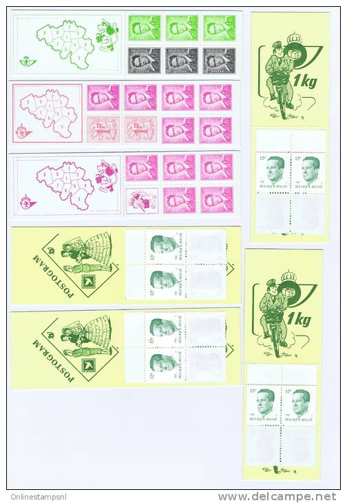 Belgium Collection Of 19 Pieces Stampbooklets, MNH/Neuf** - Non Classés