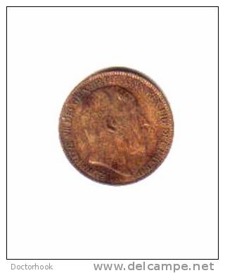 GREAT BRITAIN    1  FARTHING  1906  (KM # 792) - B. 1 Farthing