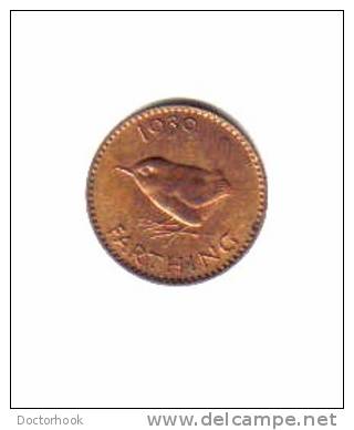 GREAT BRITAIN    1  FARTHING  1939  (KM # 843) - B. 1 Farthing