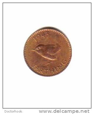 GREAT BRITAIN    1  FARTHING  1943  (KM # 843) - B. 1 Farthing