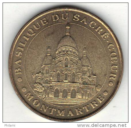 FRANCE MEDAILLE OFFICIELLE, BASILIQUE DE SACRE COEUR  MONTMARTRE . (PO20) - Autres & Non Classés