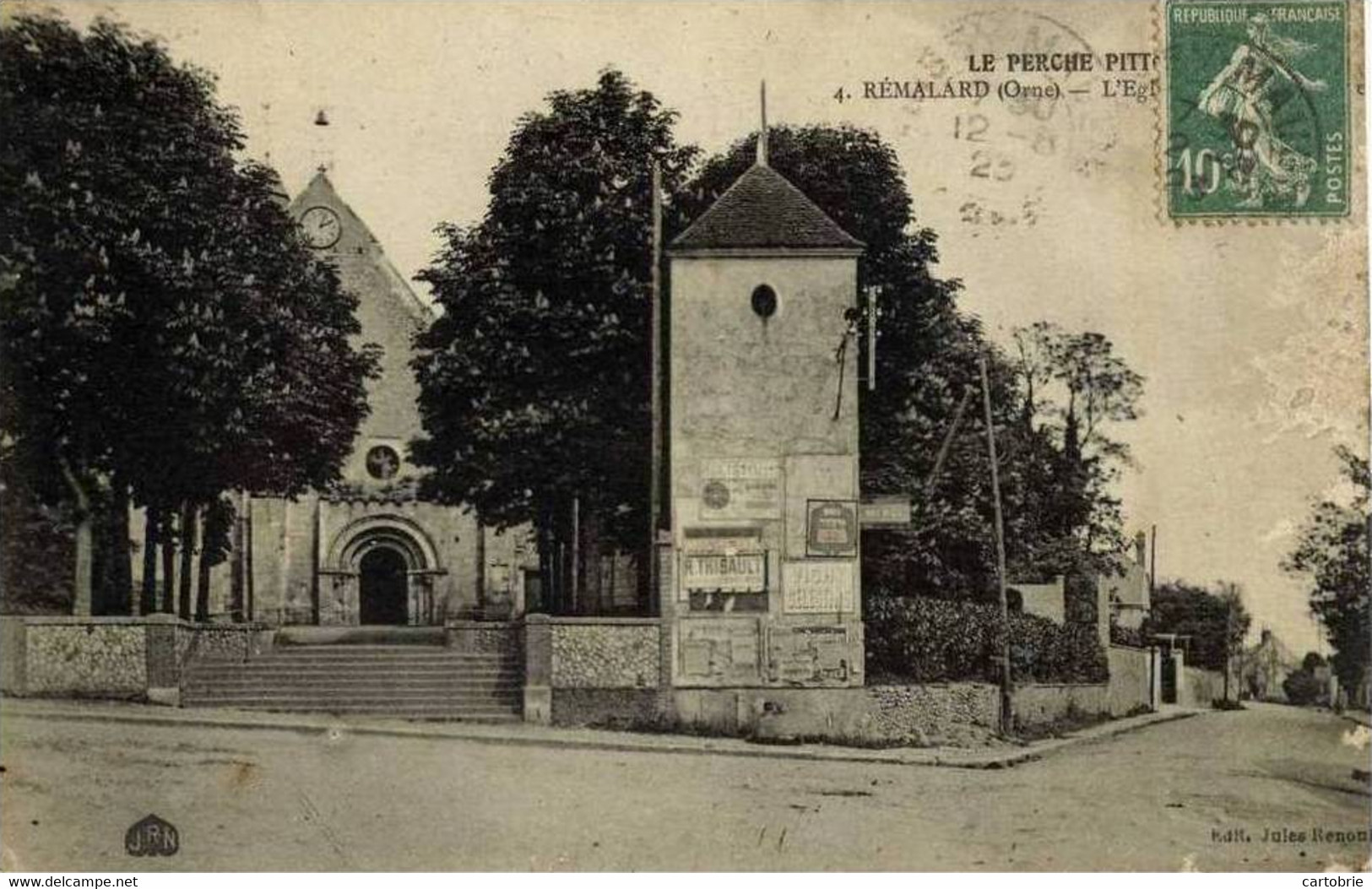 Dépt 61 - RÉMALARD - L'Église - ("LE PERCHE PITTORESQUE") - En L'état - Remalard