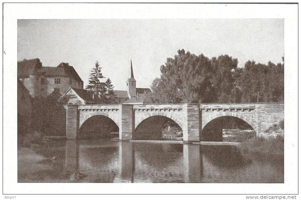 57 - Moselle - Fénétrange - Nouveau Pont Sur La Sarre - Format  9,5  X  14,5 - Fénétrange