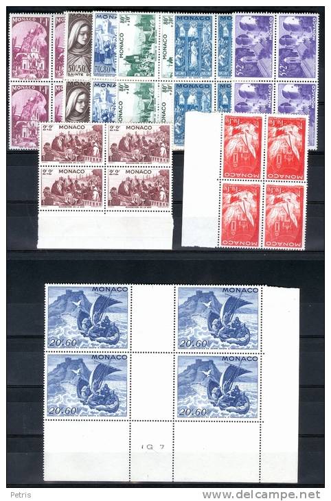 Monaco 1944 Beneficence 4 Set MNH  - Lot. A231 - Autres & Non Classés