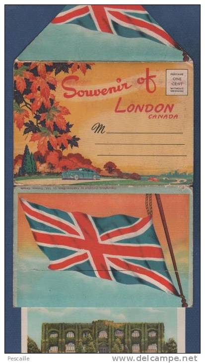 ONTARIO - SOUVENIR OF LONDON CANADA - 20 VIEWS - PUBLISHED BY VALENTINE BLACK Co Ltd TORONTO - London