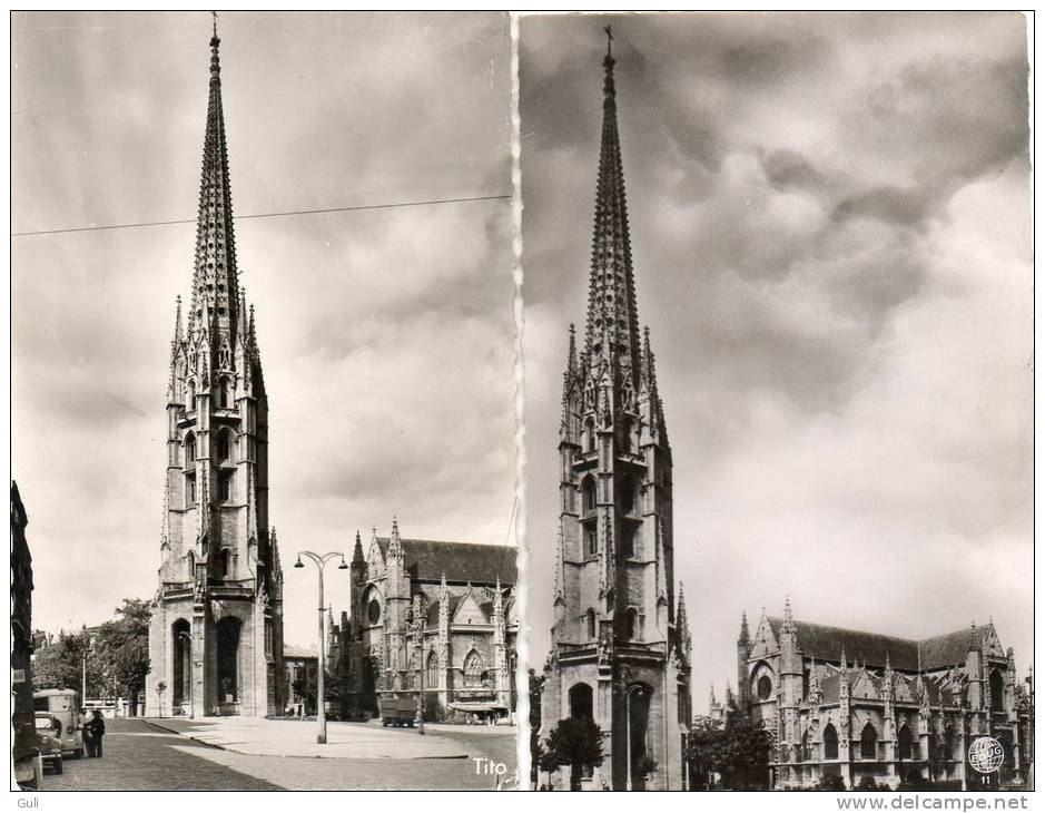 33 Gironde-BORDEAUX - Eglise St Saint Michel - Lot De 2 Cartes  (religion)   *PRIX FIXE. - Bordeaux