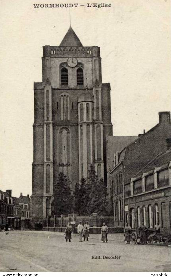 Dépt 59 - WORMHOUT - L'Église - Animée - (Wormhoudt) - Wormhout