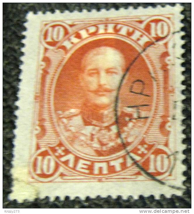 Crete 1905 Prince George Of Greece 10l - Used - Kreta