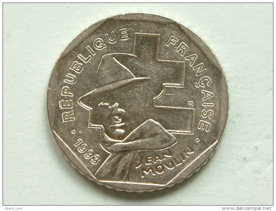 1993 - 2 Francs / KM 1062 ( Uncleaned Coin / For Grade, Please See Photo ) !! - Autres & Non Classés