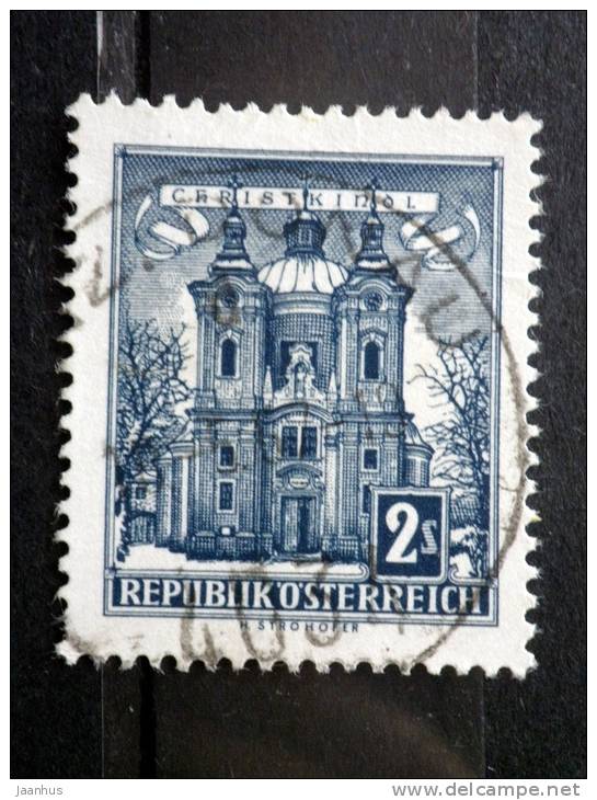 Austria - 1958 - Mi.nr.1049 - Used - Buildings - Gnadenkirche Von Christkindl - Definitives - Used Stamps