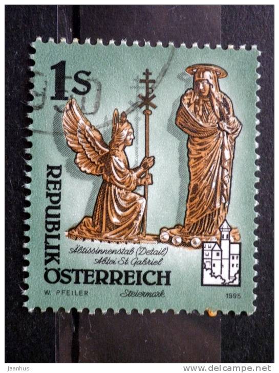 Austria - 1995 - Mi.nr.2155 - Used - Artworks From Convents And Monasteries - Benedictine Abbey Bertholdstein - Oblitérés