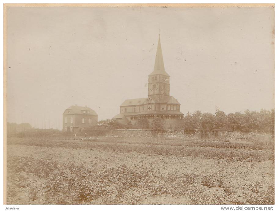 Bonn, Ortsteil Schwarzrheindorf, S. Maria Und Clemens, Romanische Kirche Mit Pfarrhaus, FOTO 1939, Original - Orte