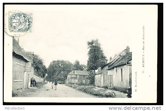 80 ACHEUX EN AMIENOIS / Rue De Forceville / - Acheux En Amienois