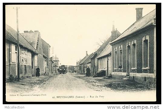 80 BEUVRAIGNES / Rue Du Poy / - Beuvraignes