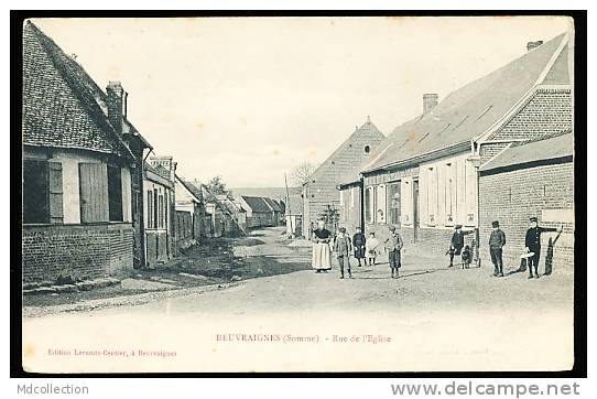 80 BEUVRAIGNES / Rue De L'Eglise  / - Beuvraignes