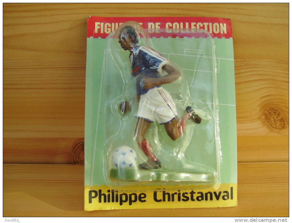 Figurine Starlux Metal Joueur Football 1998  "  Philippe Cristanval   "  N° 26 - Starlux