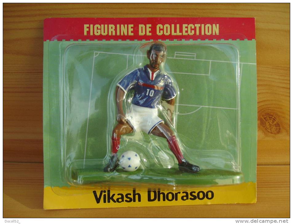 Figurine Starlux Metal Joueur Football 1998  "  Vikash Dhorasoo   "  N° 41 - Starlux