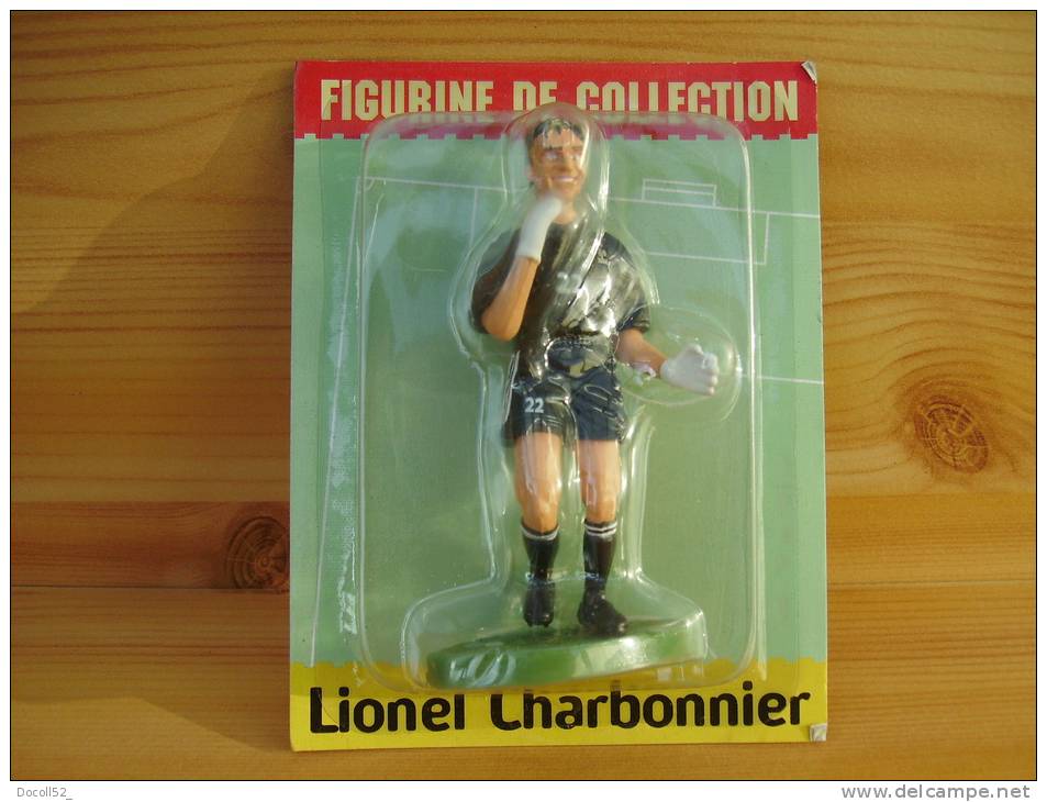 Figurine Starlux Metal Joueur Football 1998  "  Lionel Charbonnier  "  N° 44 - Starlux