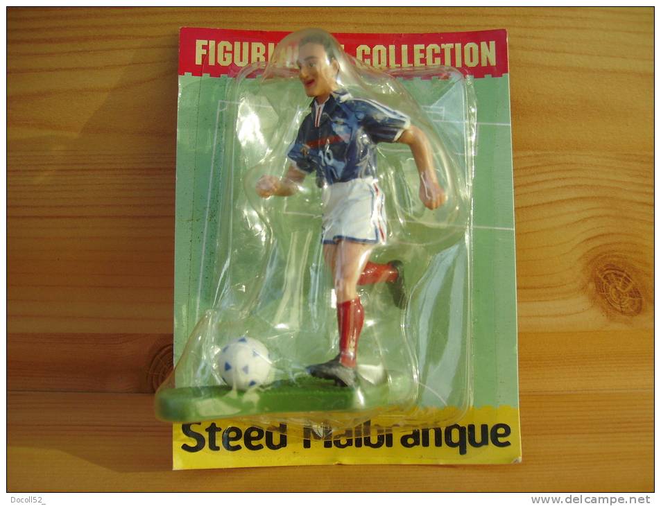 Figurine Starlux Metal Joueur Football 1998  "  Steed Malbranque   "  N° 46 - Starlux