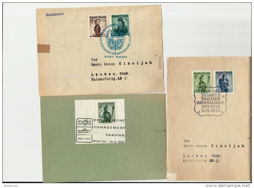 =AUSTRIA SST 1950,1954 - Franking Machines (EMA)