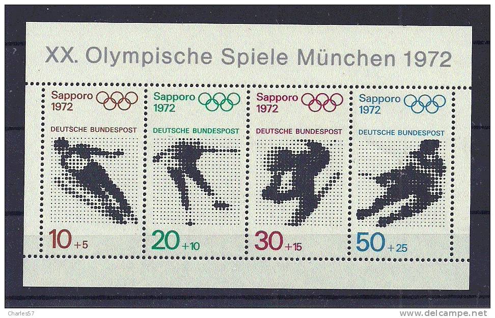 Allemagne Fédérale Bf: N°5**JO De Sapporo 1972 - Neufs