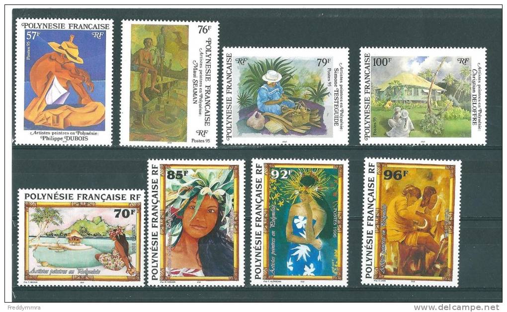 Polynésie: 494/ 497 + 520/ 523 ** - Unused Stamps