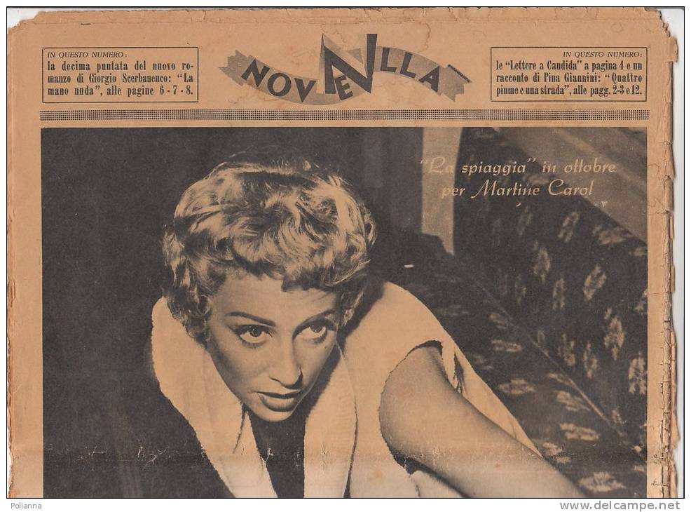 C0849 - Rivista Romanzi E Racconti NOVELLA 1953/JUNE ALLYSON E HUMPHREY BOGART/MARTINE CAROL - Cinema