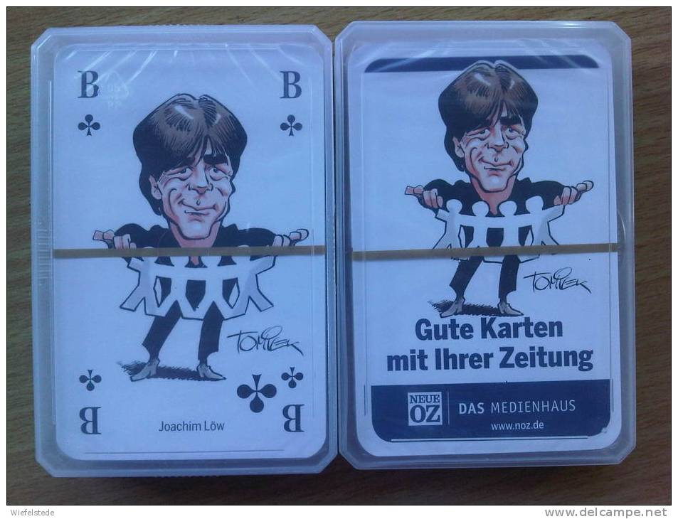 SKATSPIEL Neue OZ Gute Karten Ihrer Zeitung FUSSBALL Nationalmannschaft Jogi Löw - Kartenspiele (traditionell)