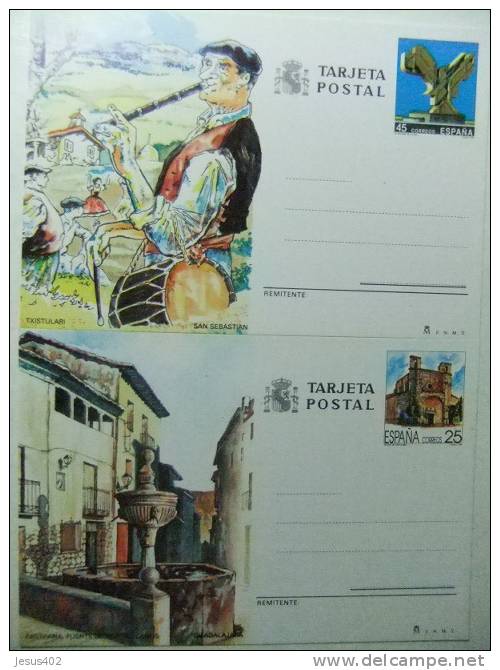 ESPAÑA 1991  ENTERO POSTAL   GUADALAJARA Y  SAN SEBASTIAN Edifil Nº 152 / 152  NUEVAS - 1931-....